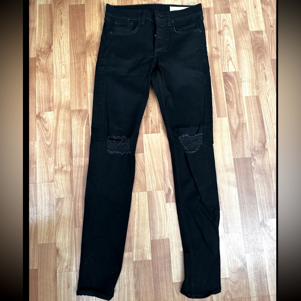 Rag & Bone Jeans - NEW CONDITION size 29 Extra Slim. Black.